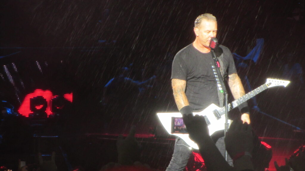 Гурт «Metallica» в Празі 8 липня 2014 року