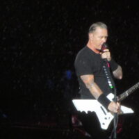 Гурт «Metallica» в Празі 8 липня 2014 року