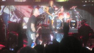 Гурт «Metallica» в Празі 8 липня 2014 року