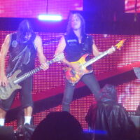 Гурт «Metallica» в Празі 8 липня 2014 року