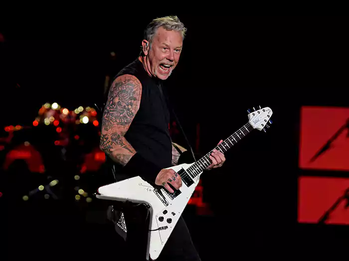 Фронтмен гурту «Metallica» Джеймс Гетфілд (James Hetfield)