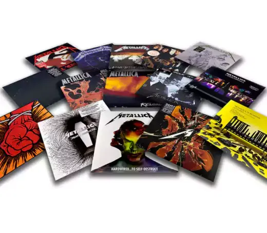 В продажу набір з 15 вінілових альбомів гурту «Metallica» зі знижкою