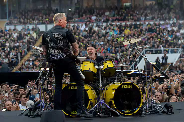 Джеймс Гетфілд (James Hetfield) та Ларс Ульріх (Lars Ulrich)