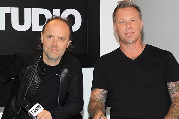 Ларс Ульріх (Lars Ulrich) та Джеймс Гетфілд (James Hetfield)