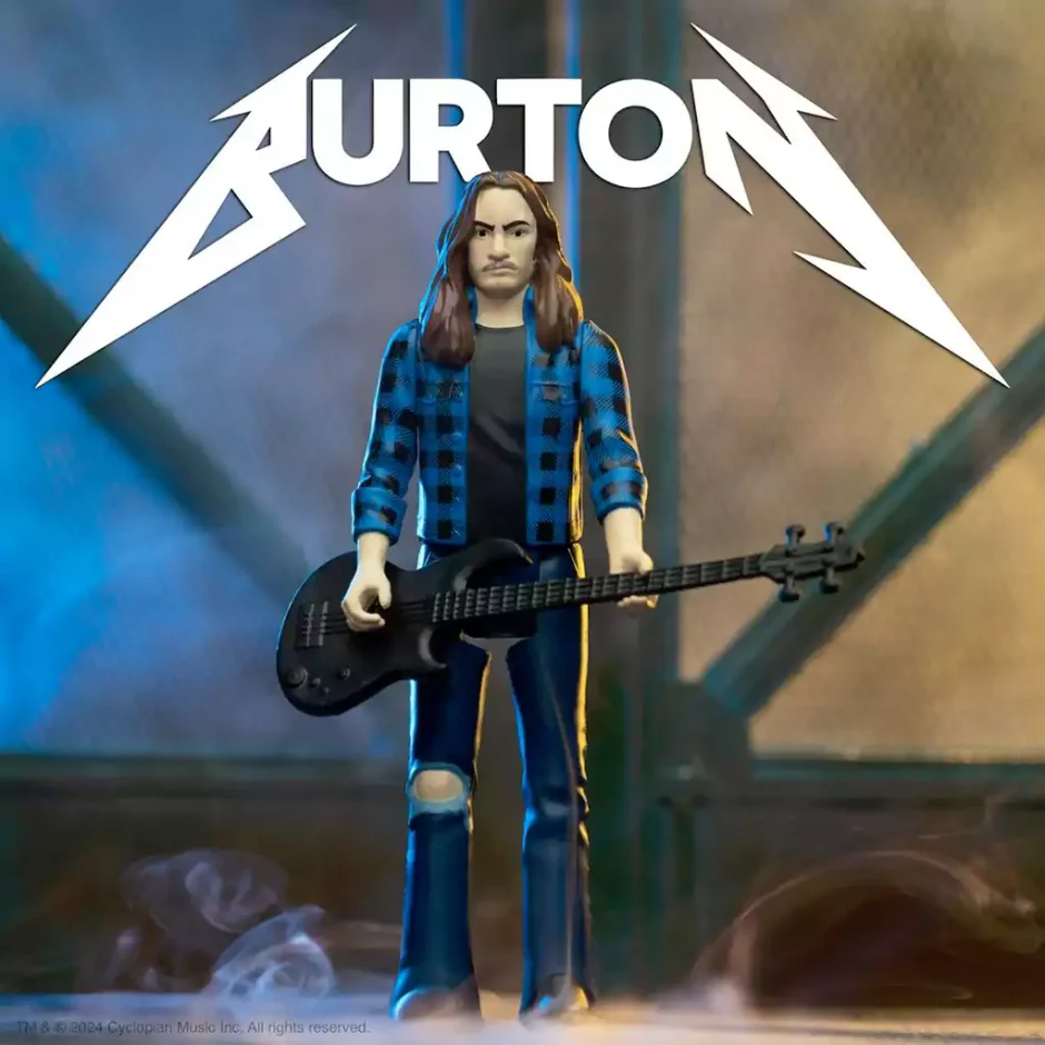 Metallica's Cliff Burton ReAction figure by Super7