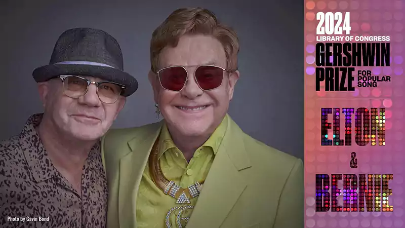Elton John and Bernie Taupin Gershwin Prize concert