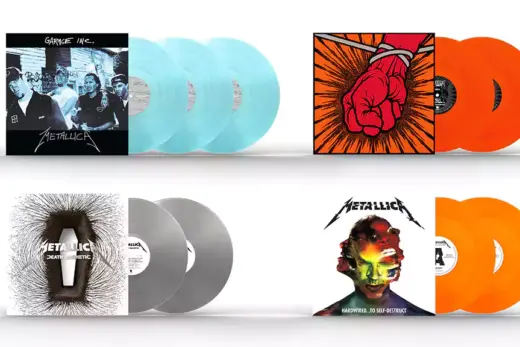 «Metallica» оголошує перевидання наступних чотирьох студійних альбомів гурту на кольоровому вінілі