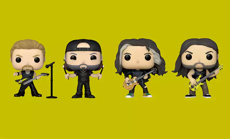 Нові фігурки «Metallica» Funko POP! вийдуть у продаж у листопаді